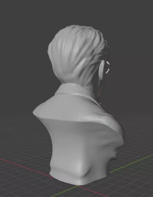 Erwin Schrodinger 3D print model_16