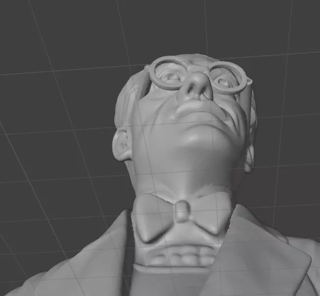 Erwin Schrodinger 3D print model_12