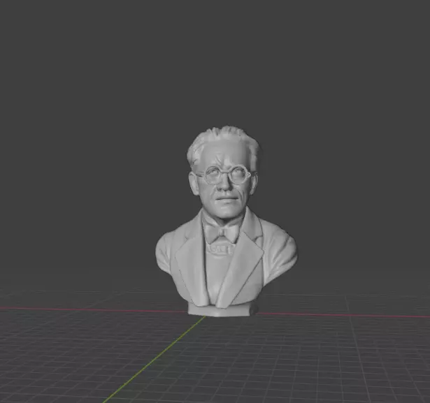 Erwin Schrodinger 3D print model_15