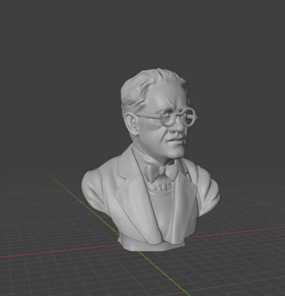 Erwin Schrodinger 3D print model_5