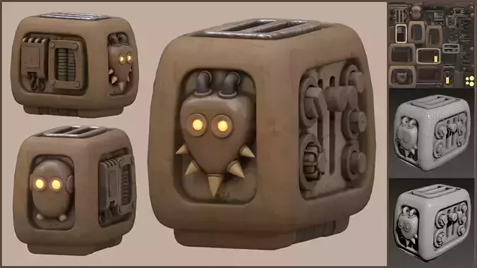 Stylized Imp Toaster 