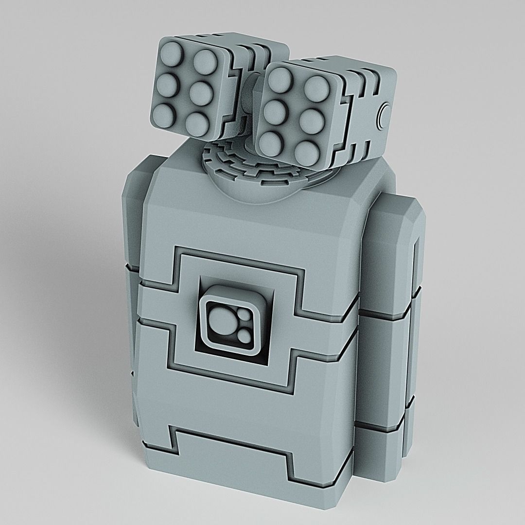 Modular Xeno Shield Wall 3D print model_4