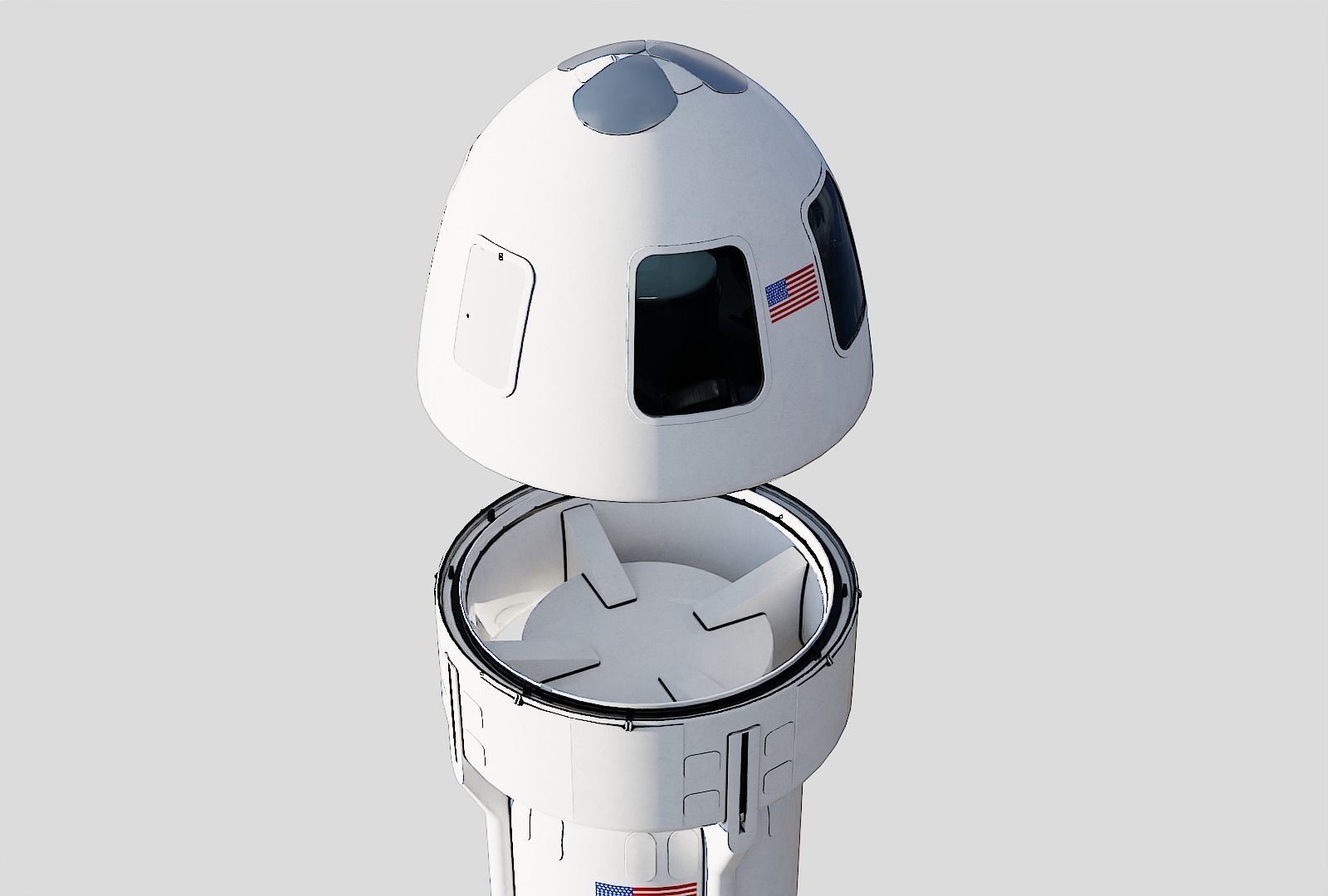 New Sheppard and launchpad 3D model_43