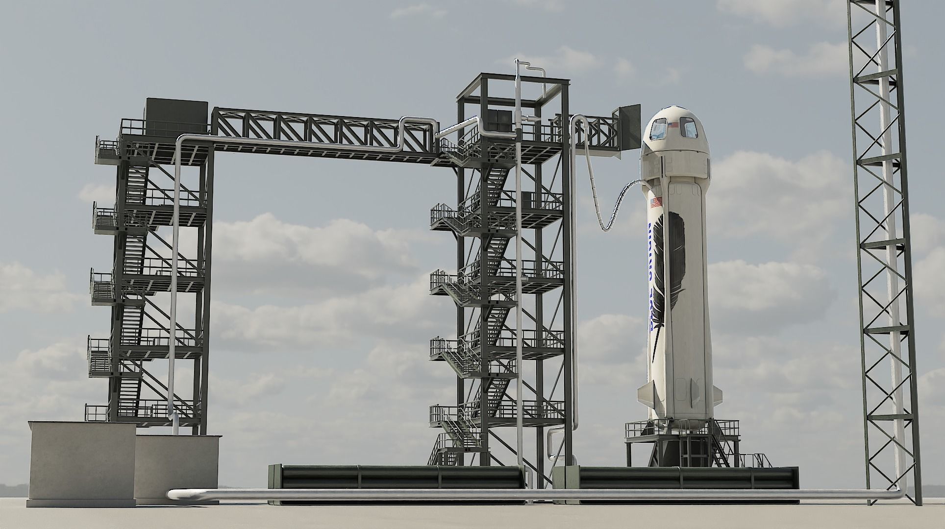 New Sheppard and launchpad 3D model_10