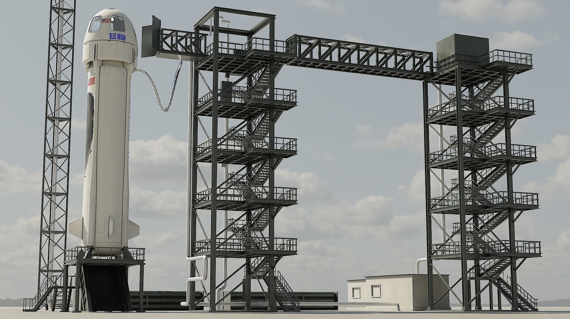 New Sheppard and launchpad 3D model_4