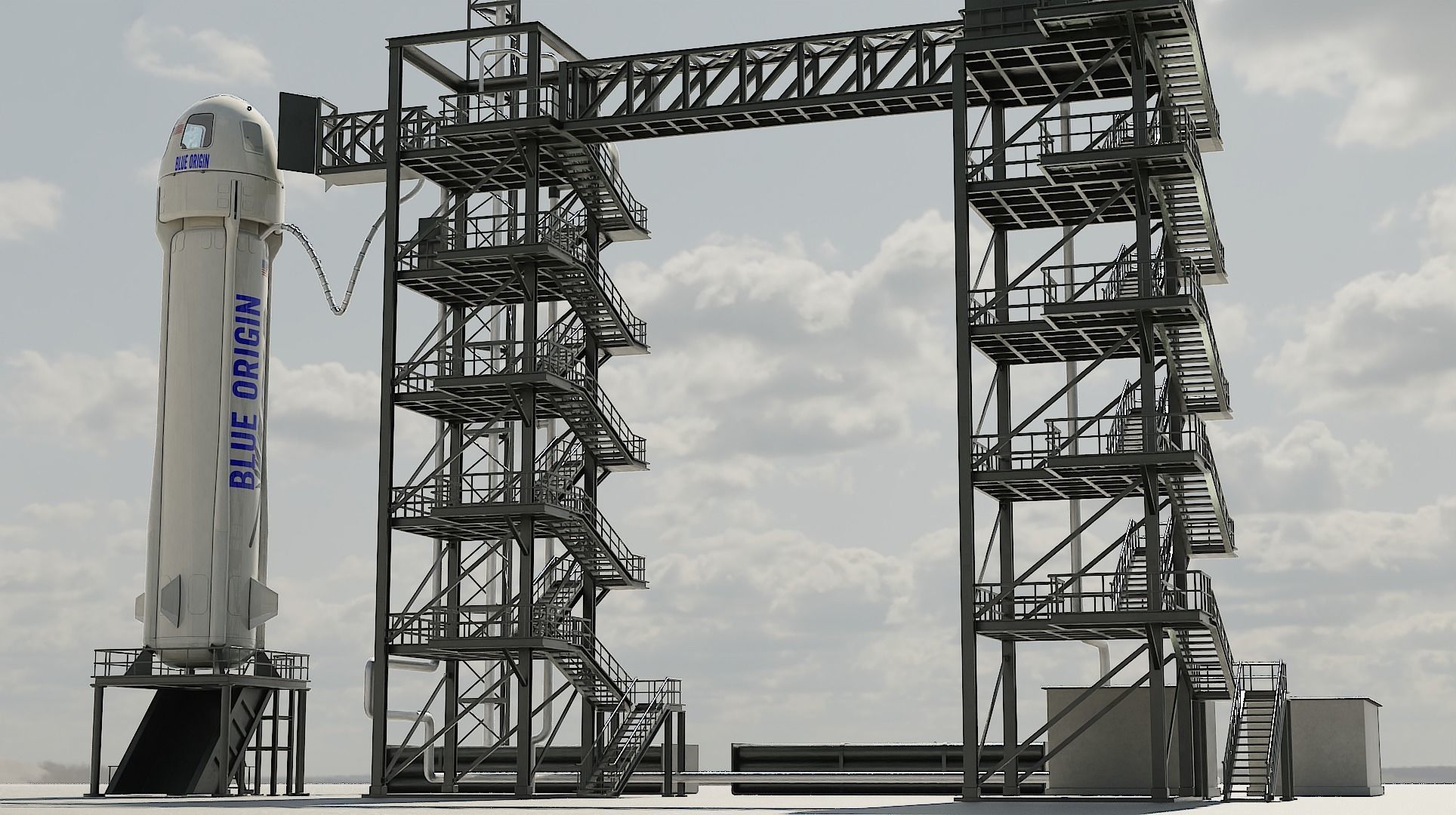 New Sheppard and launchpad 3D model_11