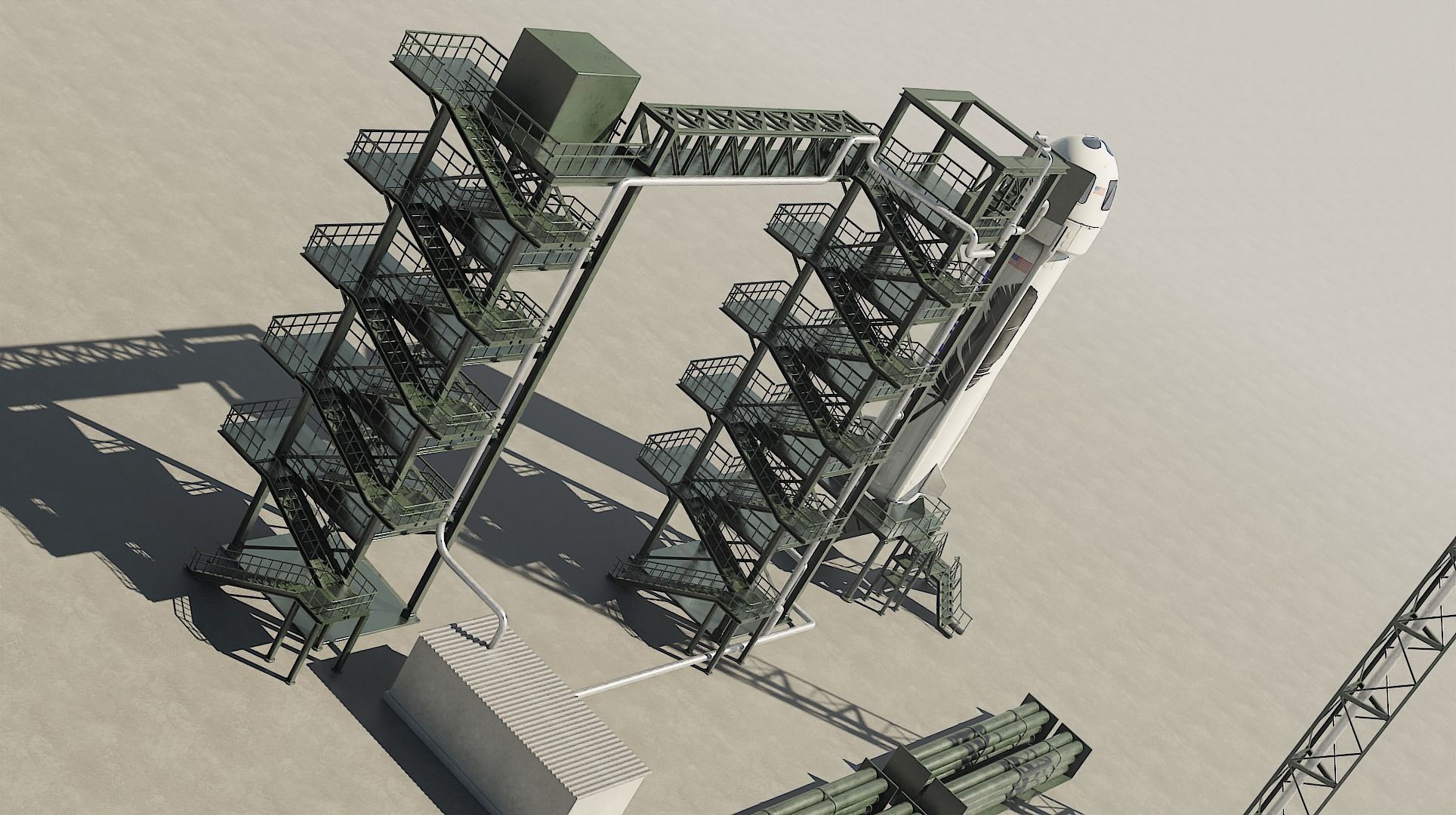 New Sheppard and launchpad 3D model_6