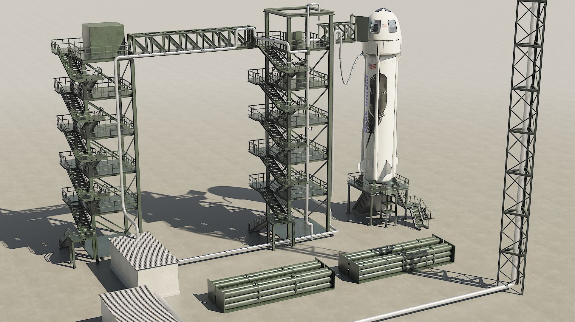 New Sheppard and launchpad 3D model_7