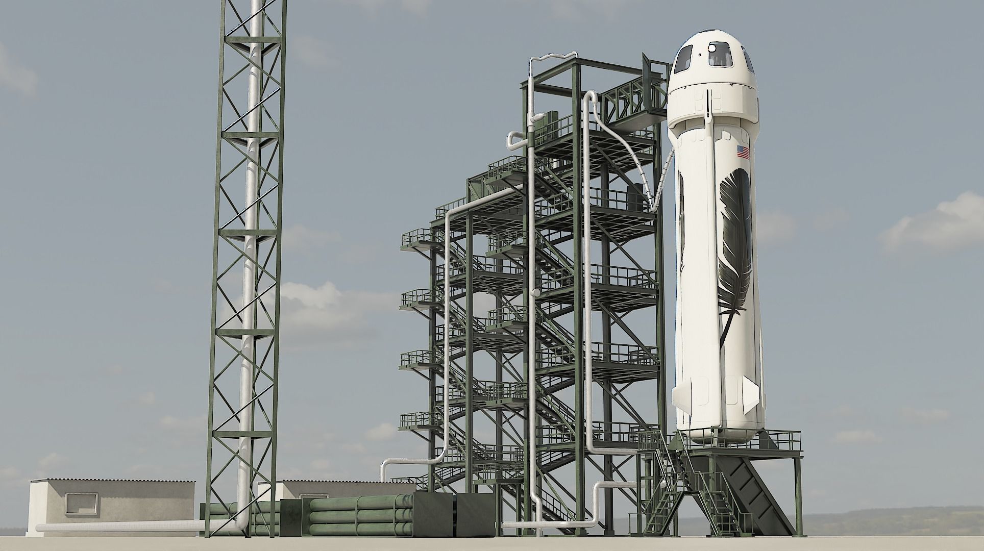 New Sheppard and launchpad 3D model_2
