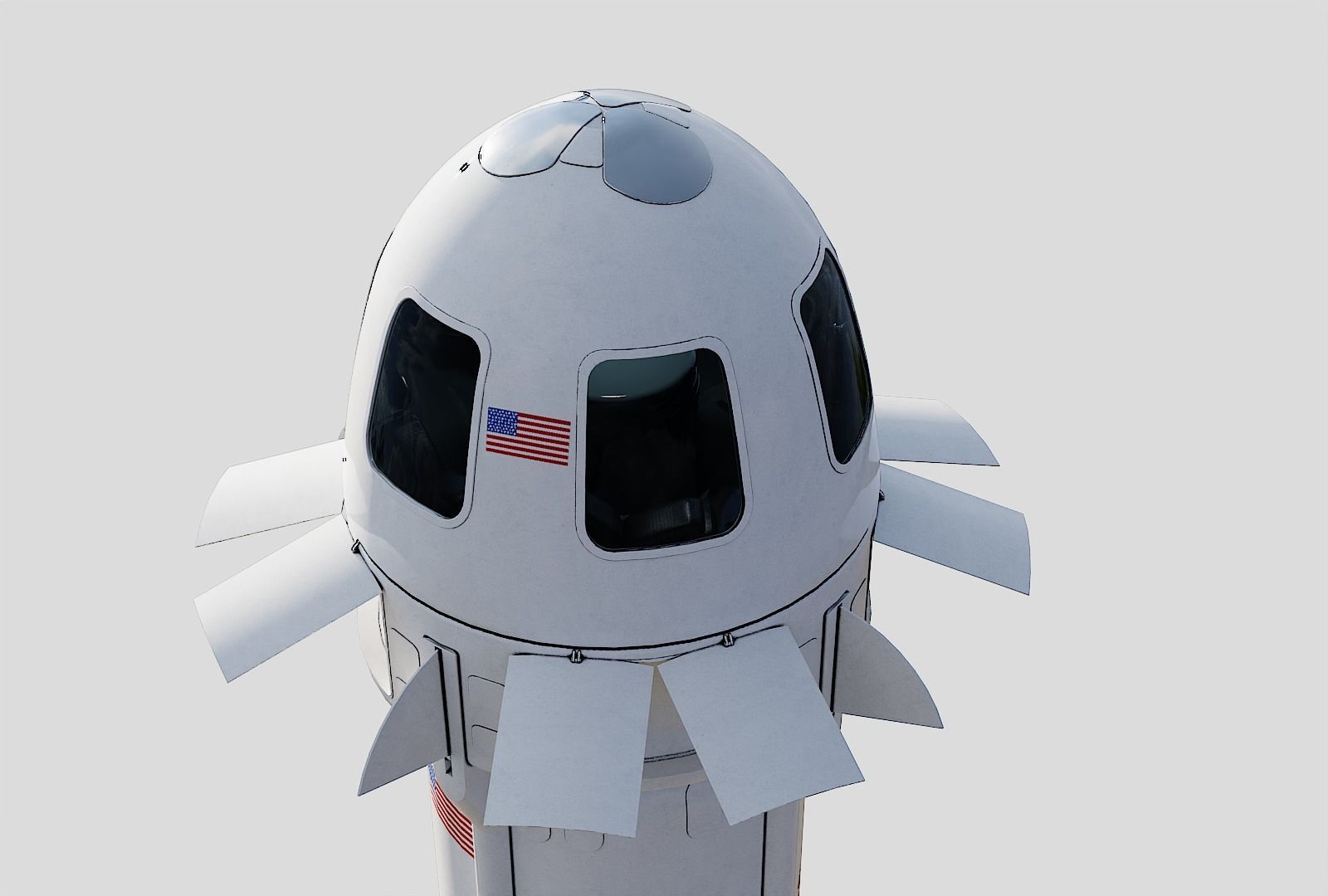 New Sheppard and launchpad 3D model_35