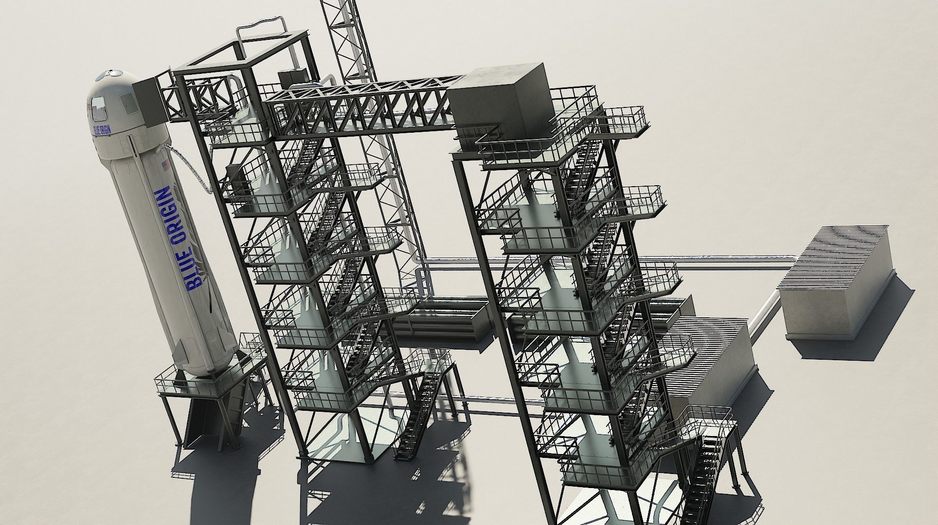 New Sheppard and launchpad 3D model_8