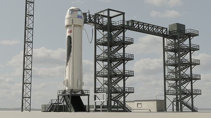 New Sheppard and launchpad 3D model