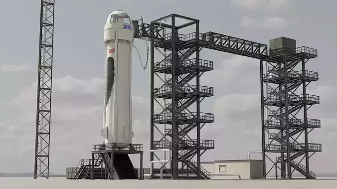 New Sheppard and launchpad 3D model