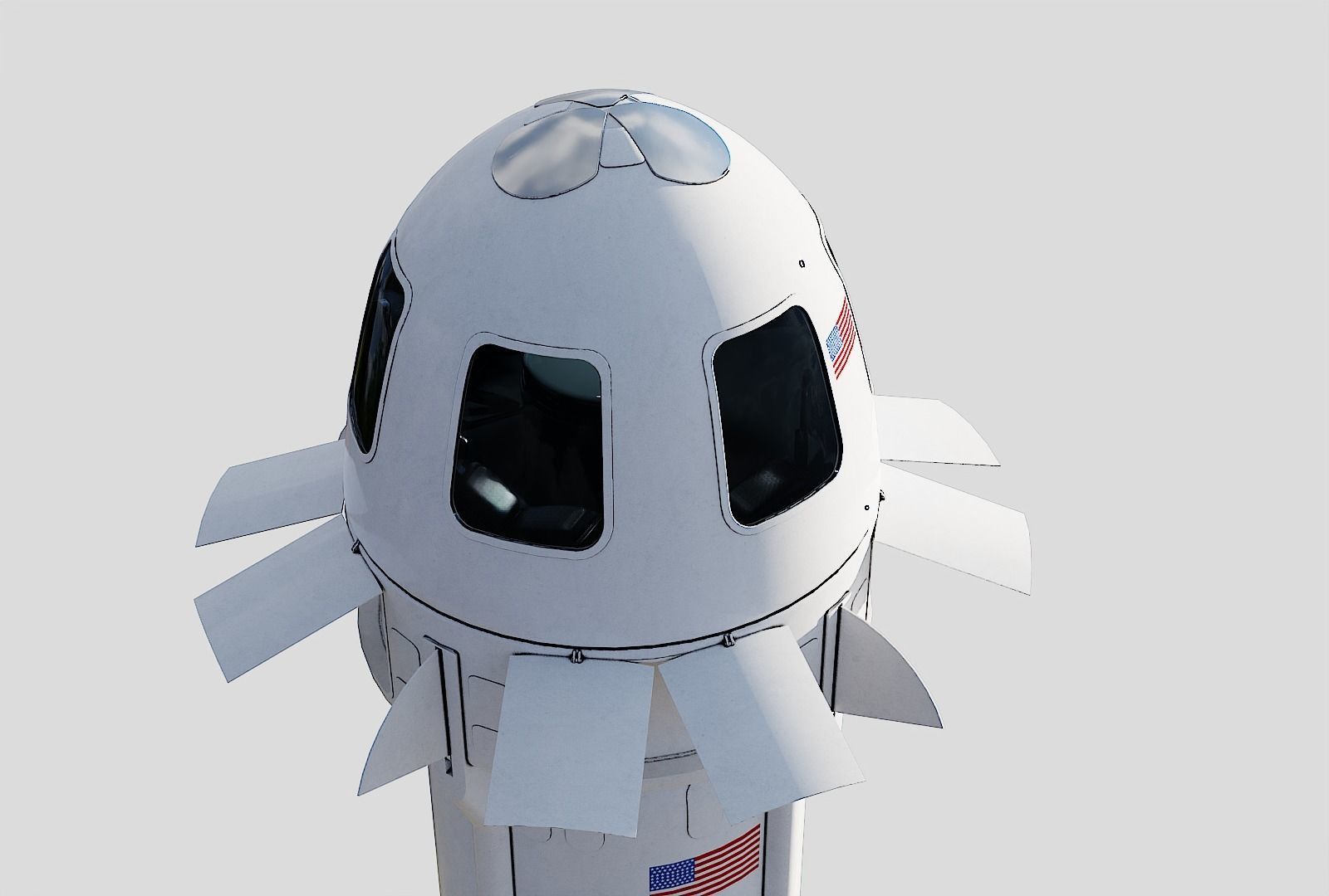 New Sheppard and launchpad 3D model_36
