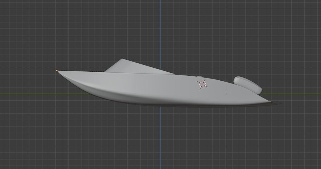 Banana boat 3D model_6