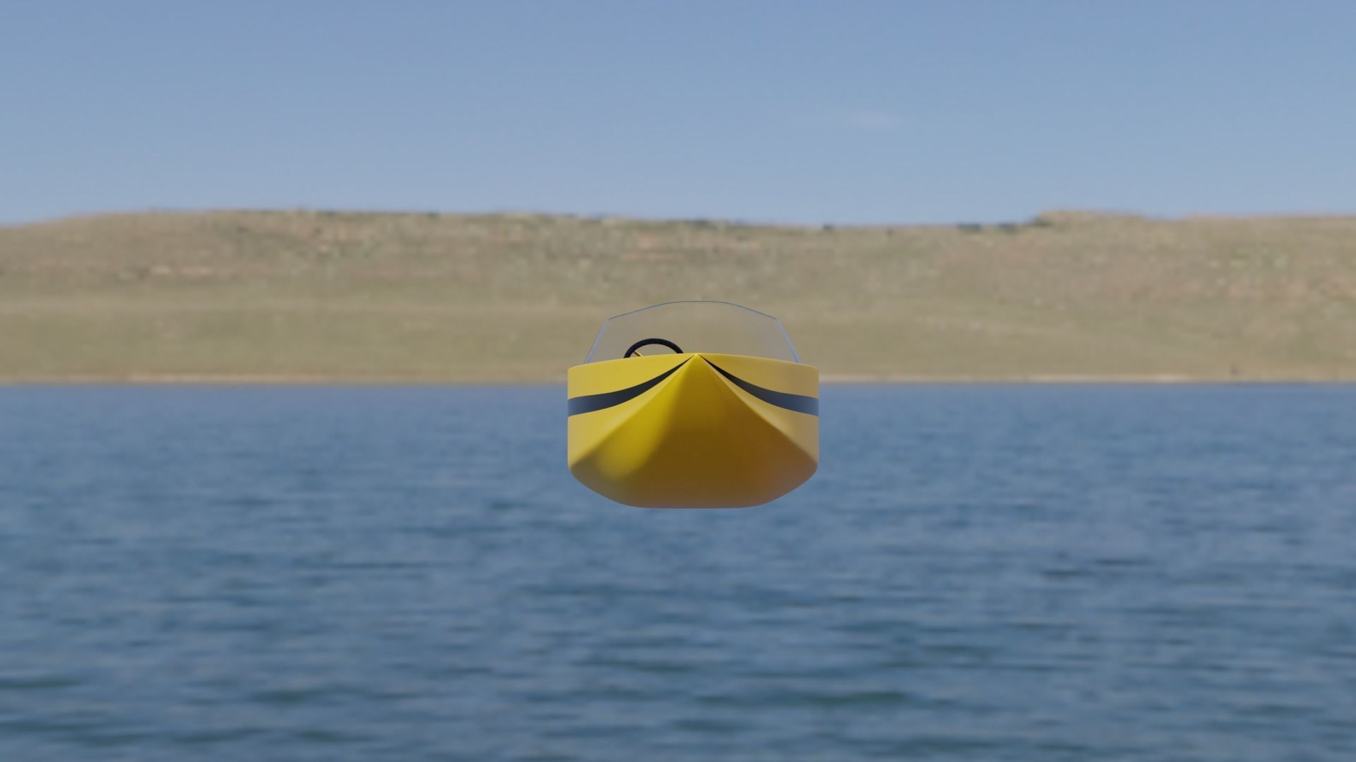 Banana boat 3D model_2