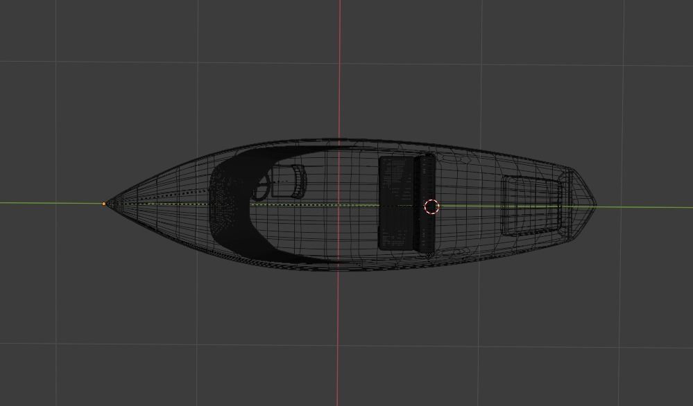 Banana boat 3D model_9