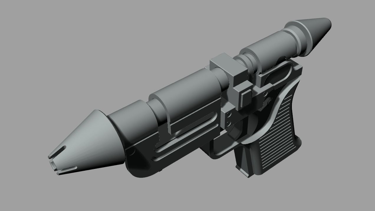 RK-3 Imperial hand blaster of Thrawnaccurate 3d print model 3D print model_5
