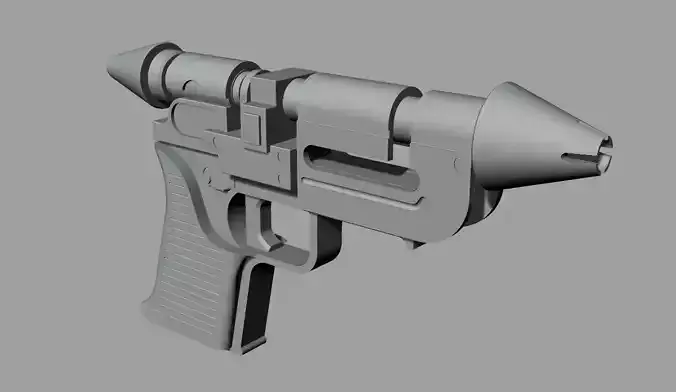 RK-3 Imperial hand blaster of Thrawnaccurate 3d print model 3D print model