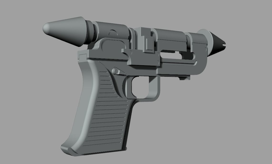 RK-3 Imperial hand blaster of Thrawnaccurate 3d print model 3D print model_4