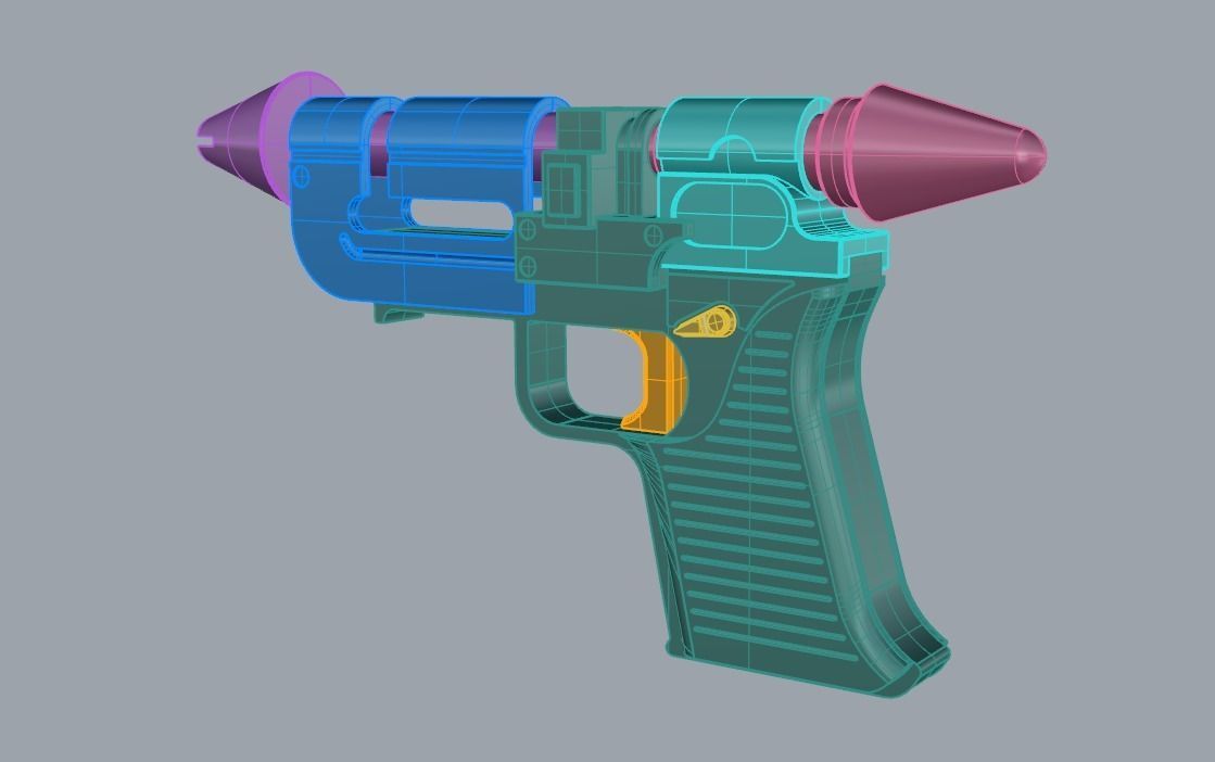 RK-3 Imperial hand blaster of Thrawnaccurate 3d print model 3D print model_14