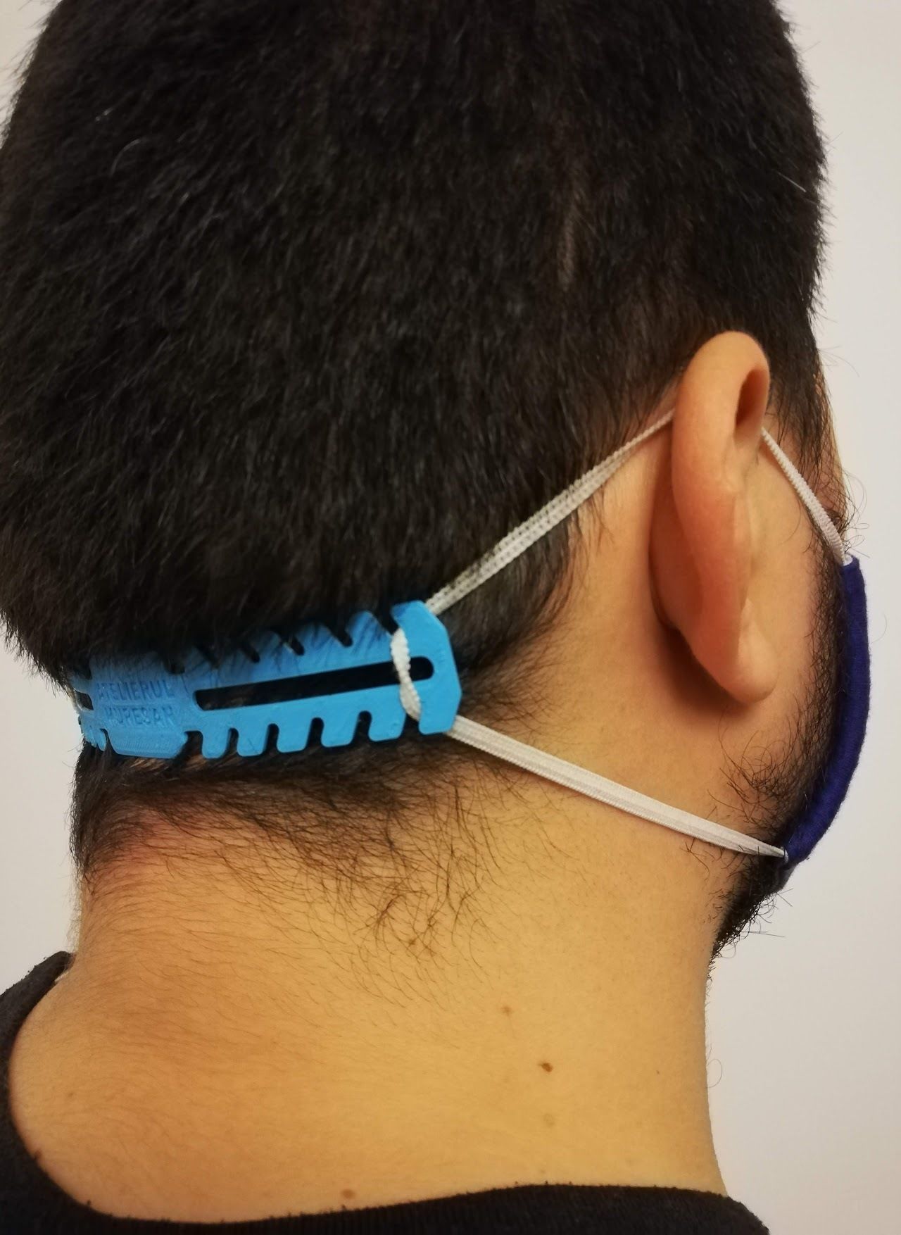 Heart Mask Strap 3D print model_1