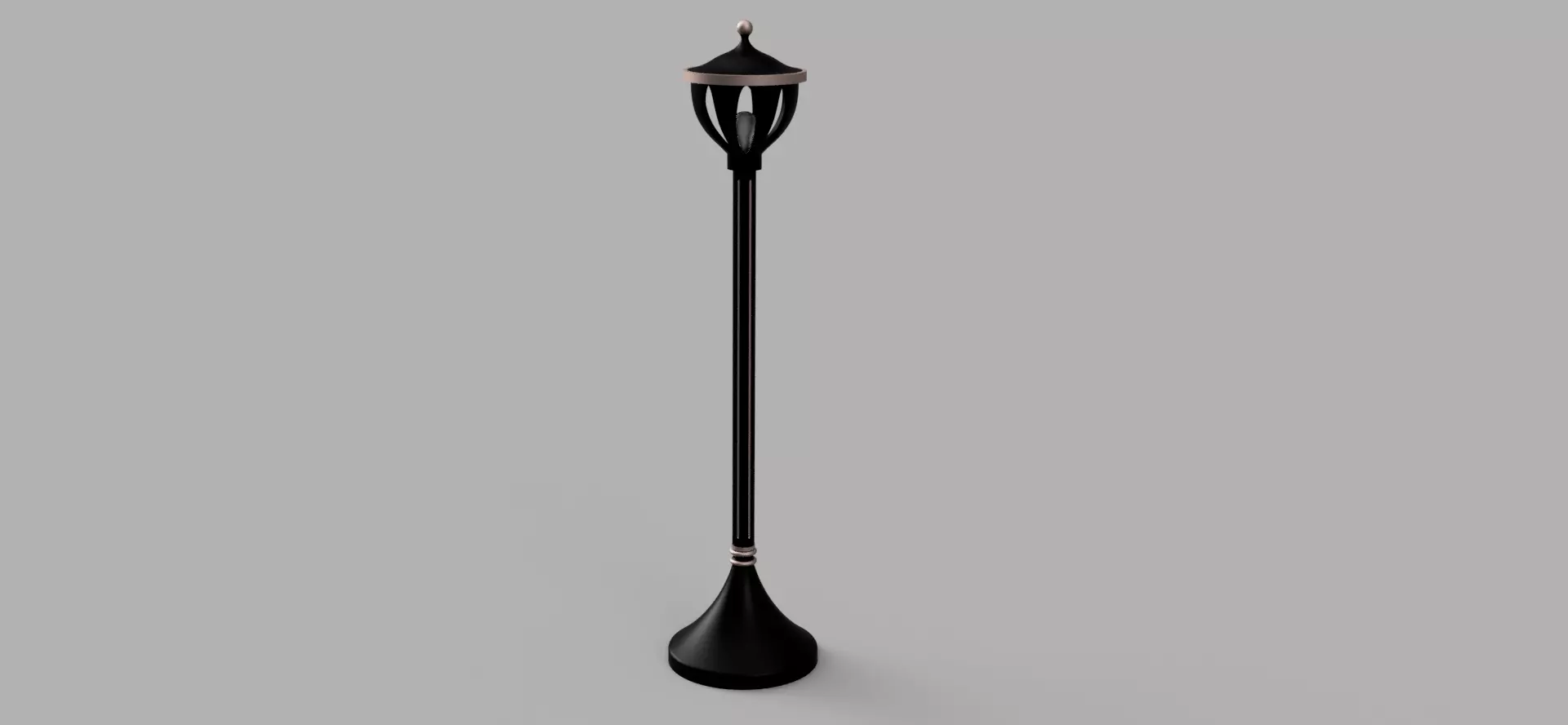 Garden Floor Lamp 3D print model