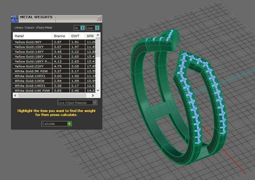 split shank gold ring with diamonds 3D print model_15
