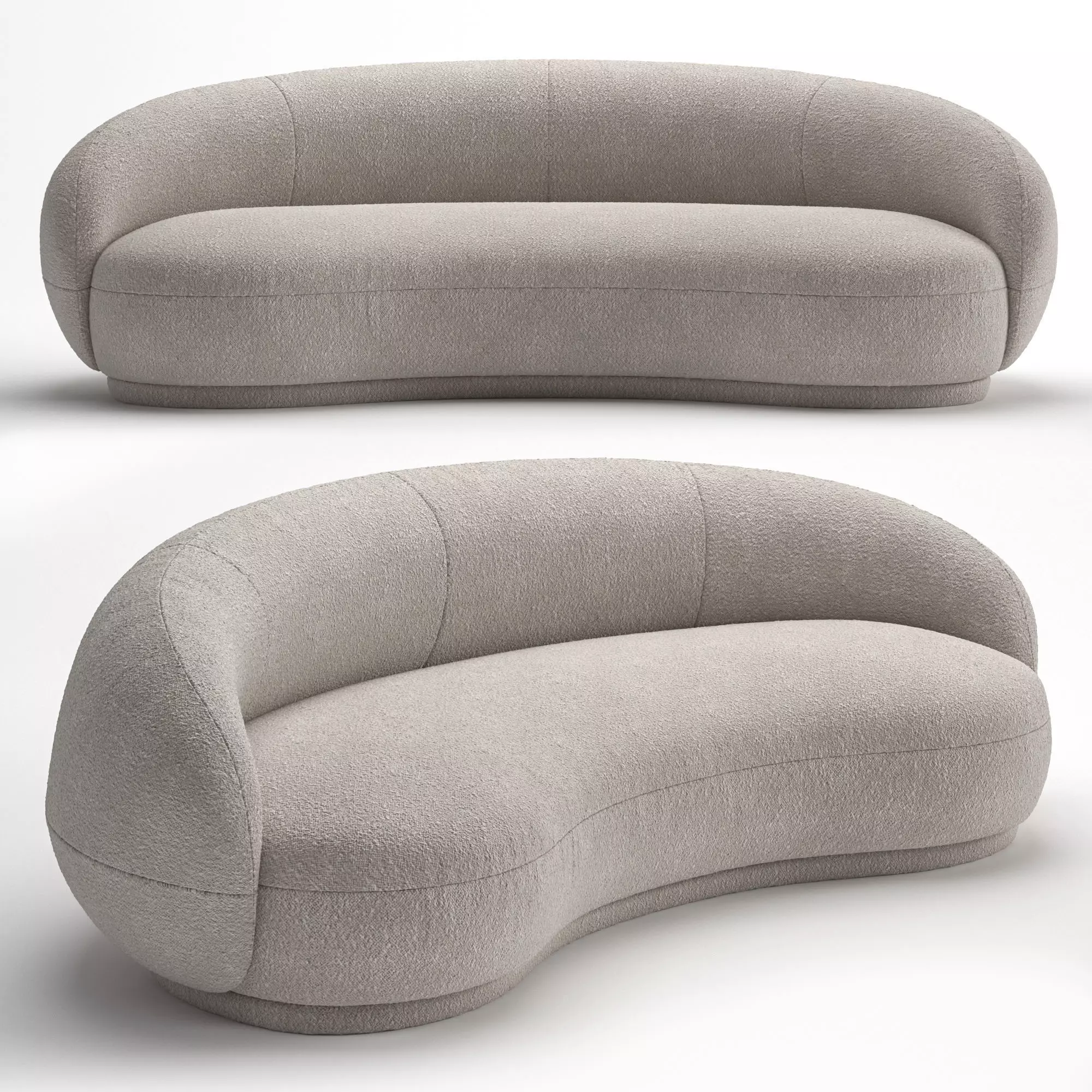Tacchini Julep sofa 3D model_0