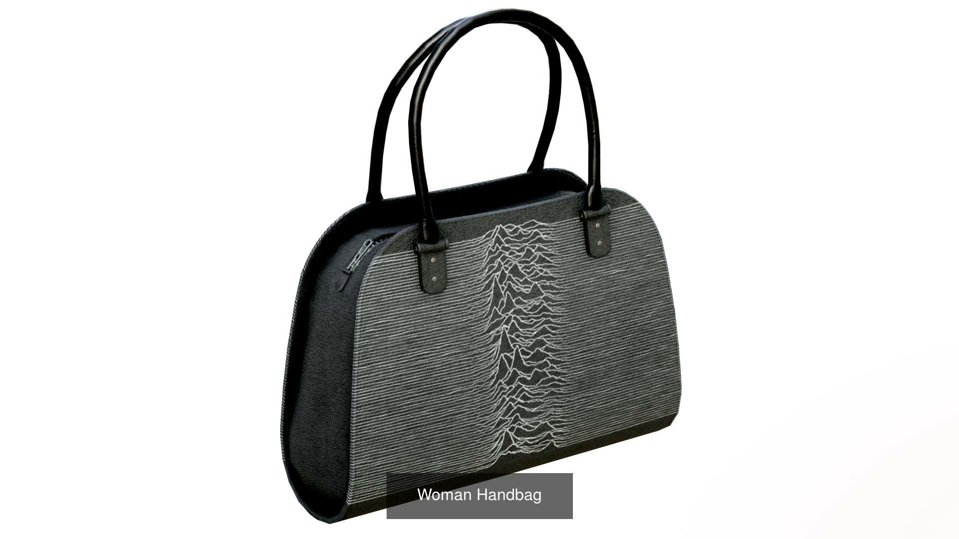 Woman Handbag 3D Model Collection_13