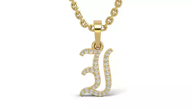 Old English I stone and solid V 2