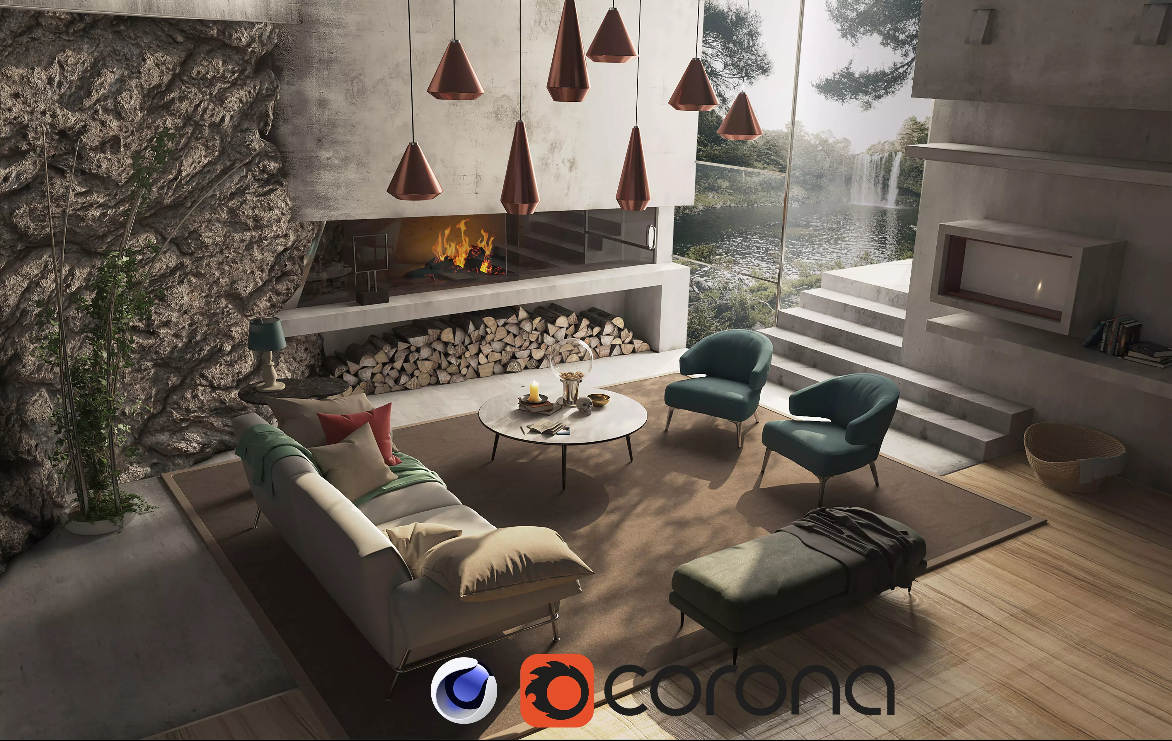 Juvet entrance room - Ex machina 3D model_0