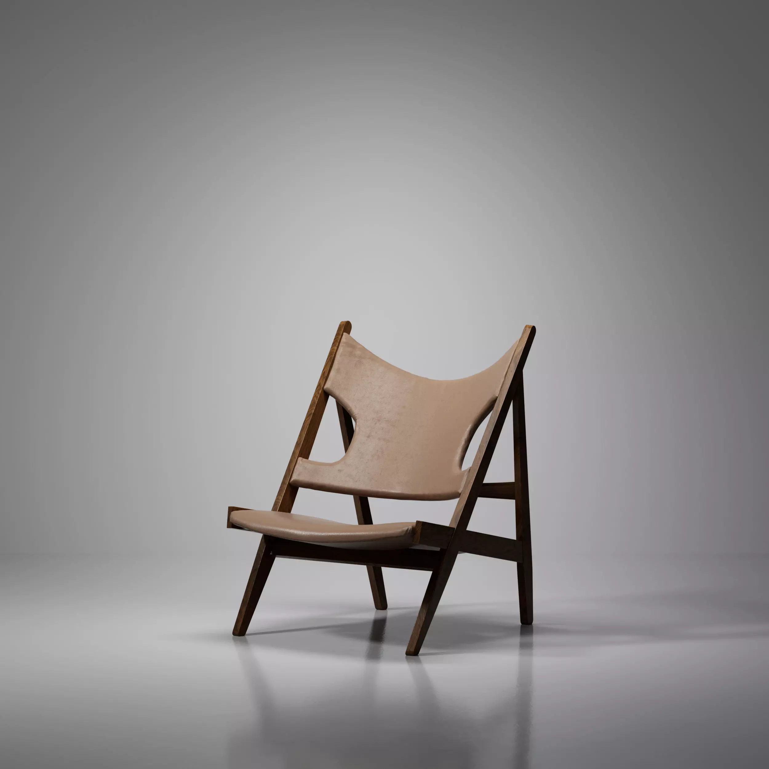 Menu Knitting Lounge Chair 3D model