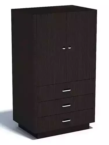 Dark Wooden Wardrobe