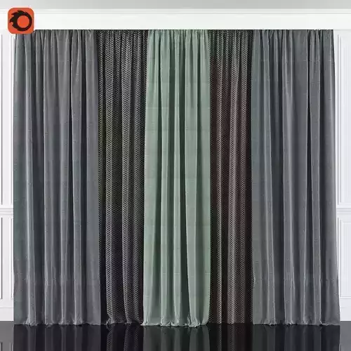 Curtain Set 57C 3D model