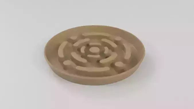 Slow Feed Bowl 3D print model