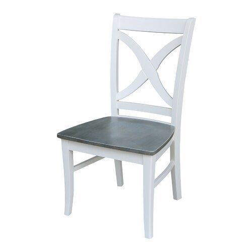  Heather Gray Aonesti Wood Dining Chair - 4 Colour 3D model_2