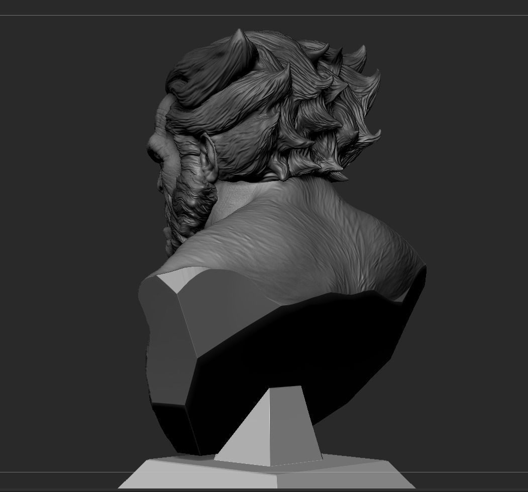 Beast Bust- XMEN 3D print model_9