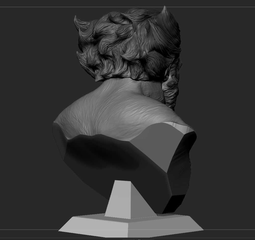 Beast Bust- XMEN 3D print model_11