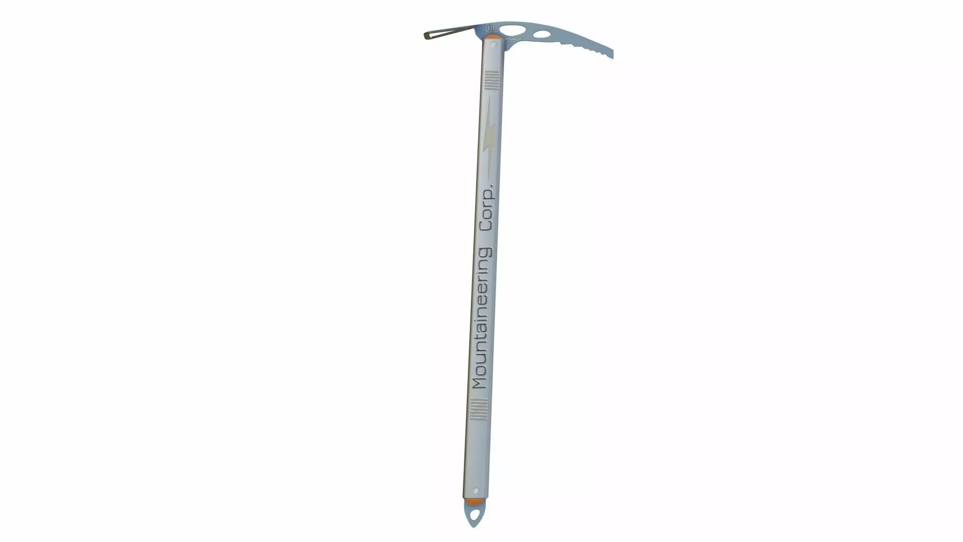 Ice-ax mountaineering ice axe Low-poly 3D model_0