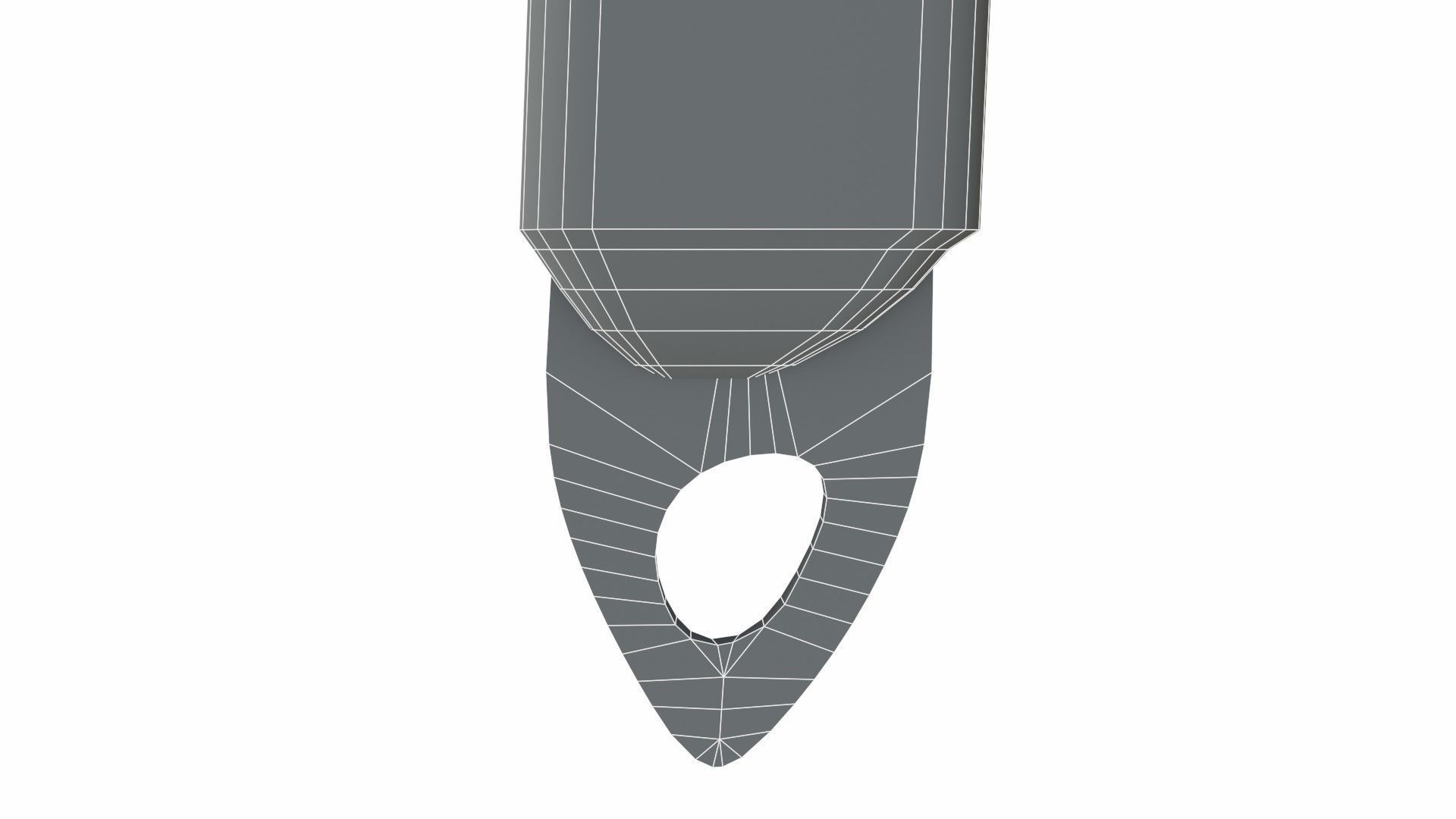 Ice-ax mountaineering ice axe Low-poly 3D model_14