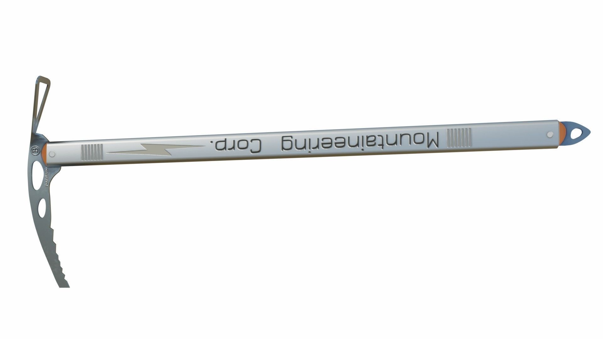 Ice-ax mountaineering ice axe Low-poly 3D model_3