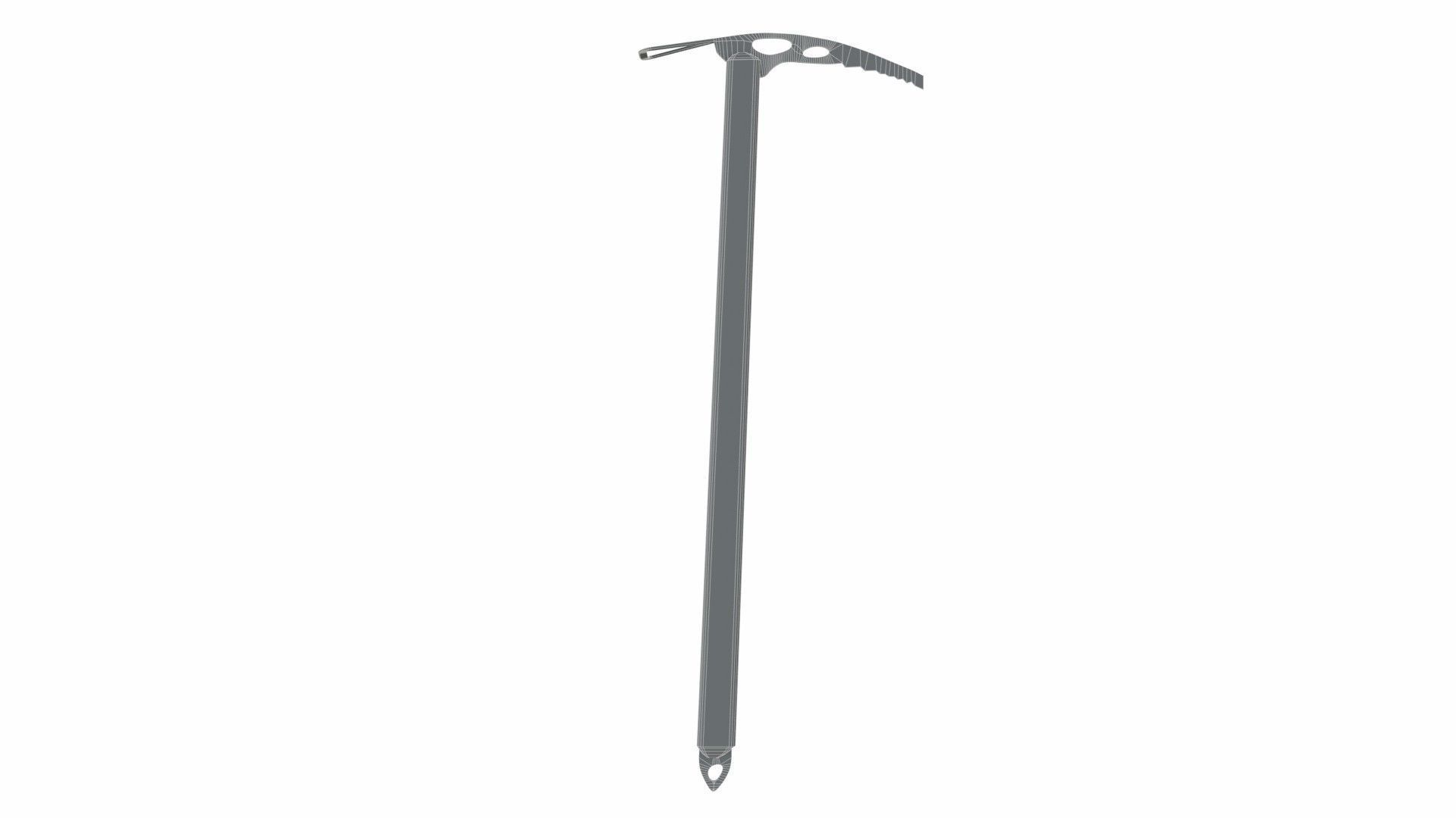 Ice-ax mountaineering ice axe Low-poly 3D model_8
