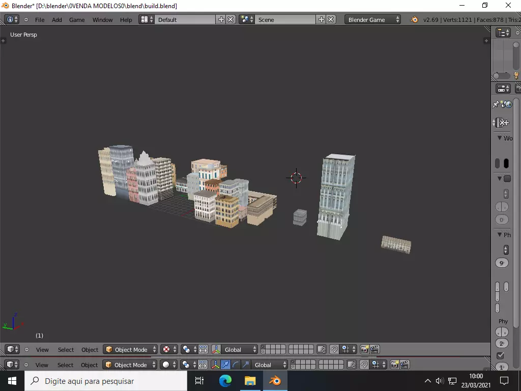 building packages Free 3D model_0