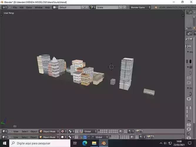 building packages Free 3D model