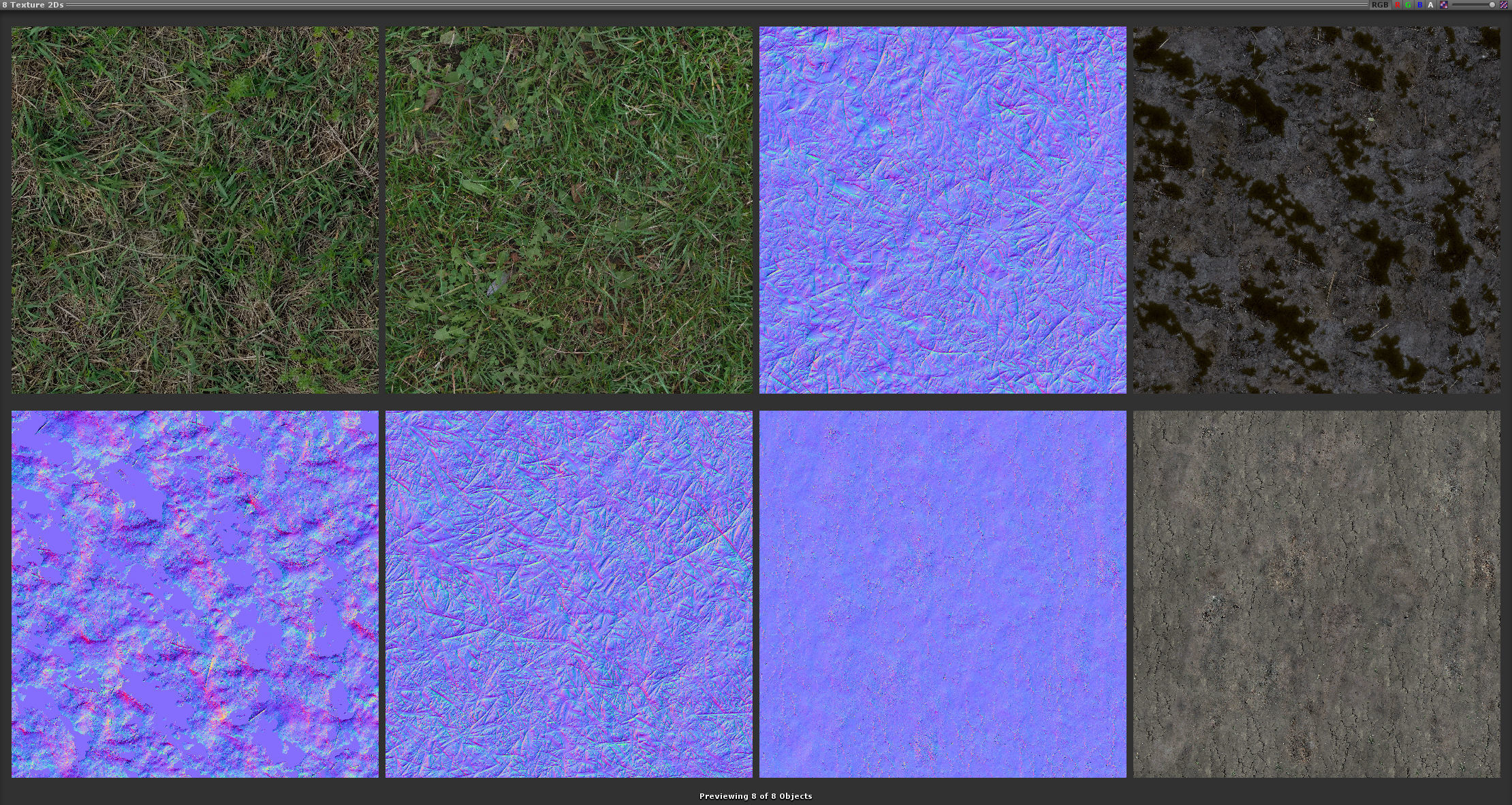Realistic Grass Flowers Pack Texture_3