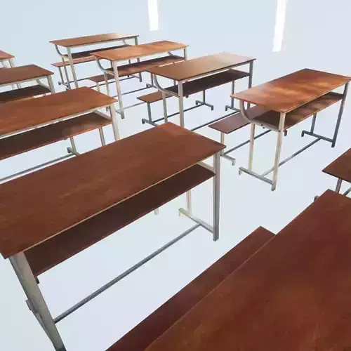  Furniture  desks and chair for middle school students
