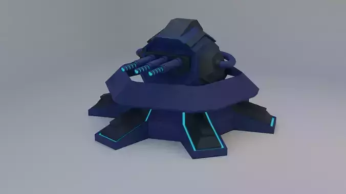 Sci-Fi Laser Turret