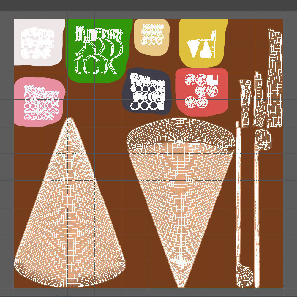 Pizza slice cartoon 3D model_18