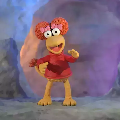 Fraggle Rock Red colored  3D print model